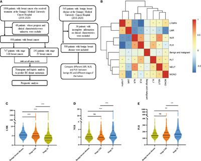Prognostic Evaluation of Metastasis-Related Lymphocyte/Monocyte Ratio in Stage Ⅰ-Ⅲ Breast Cancer Receiving Chemotherapy